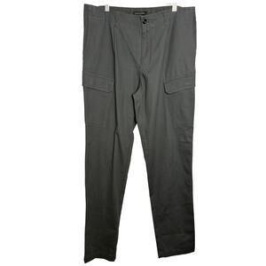 Banana Republic Moleskin Cargo Pants Mens 35x36 (35x34) Gray Athletic Fit Career
